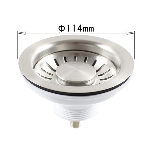 Stainless steel kitchen sink - stainless,